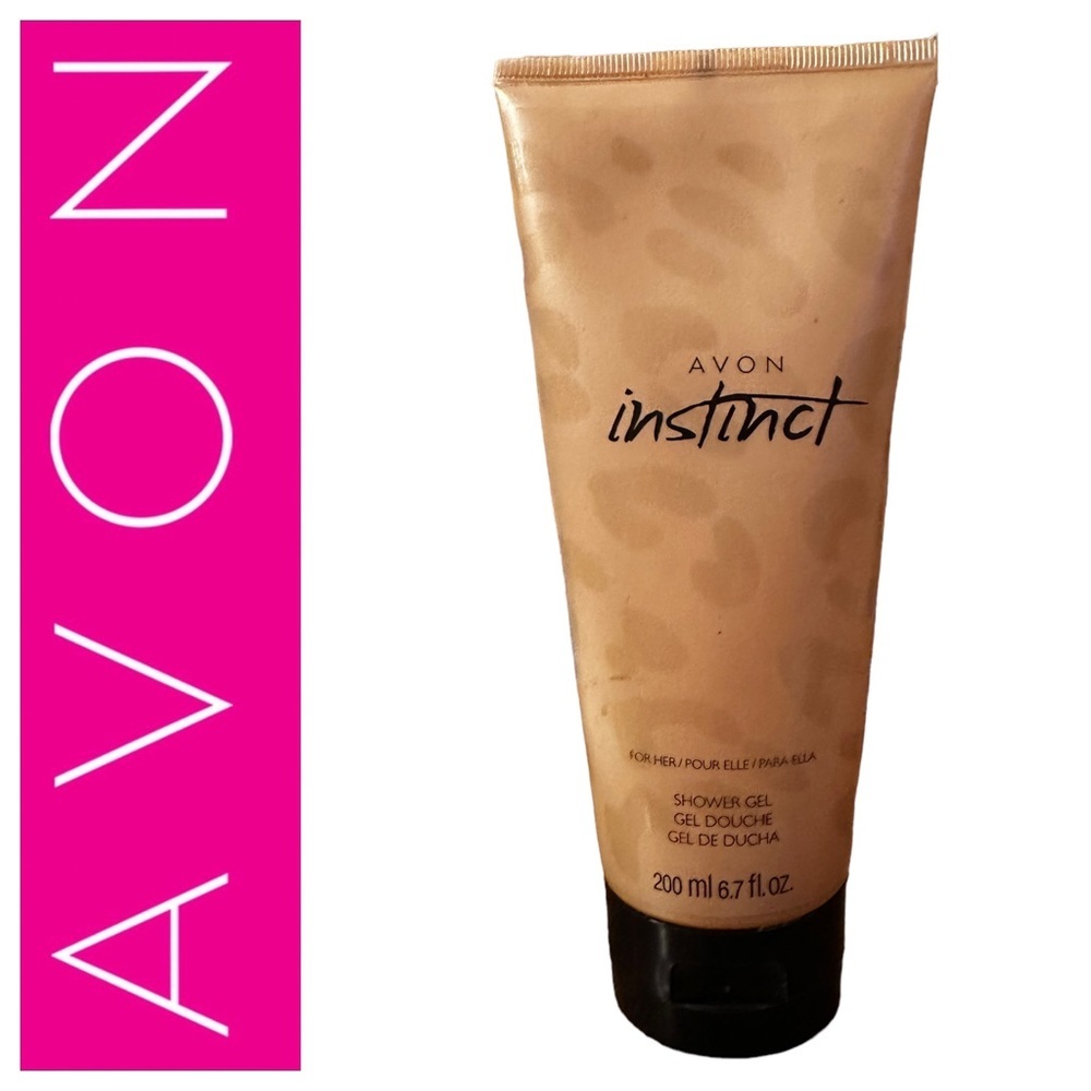 Avon Instinct Shower Gel Greens Camellia Sandalwood 6.7 FL OZ New & Sealed